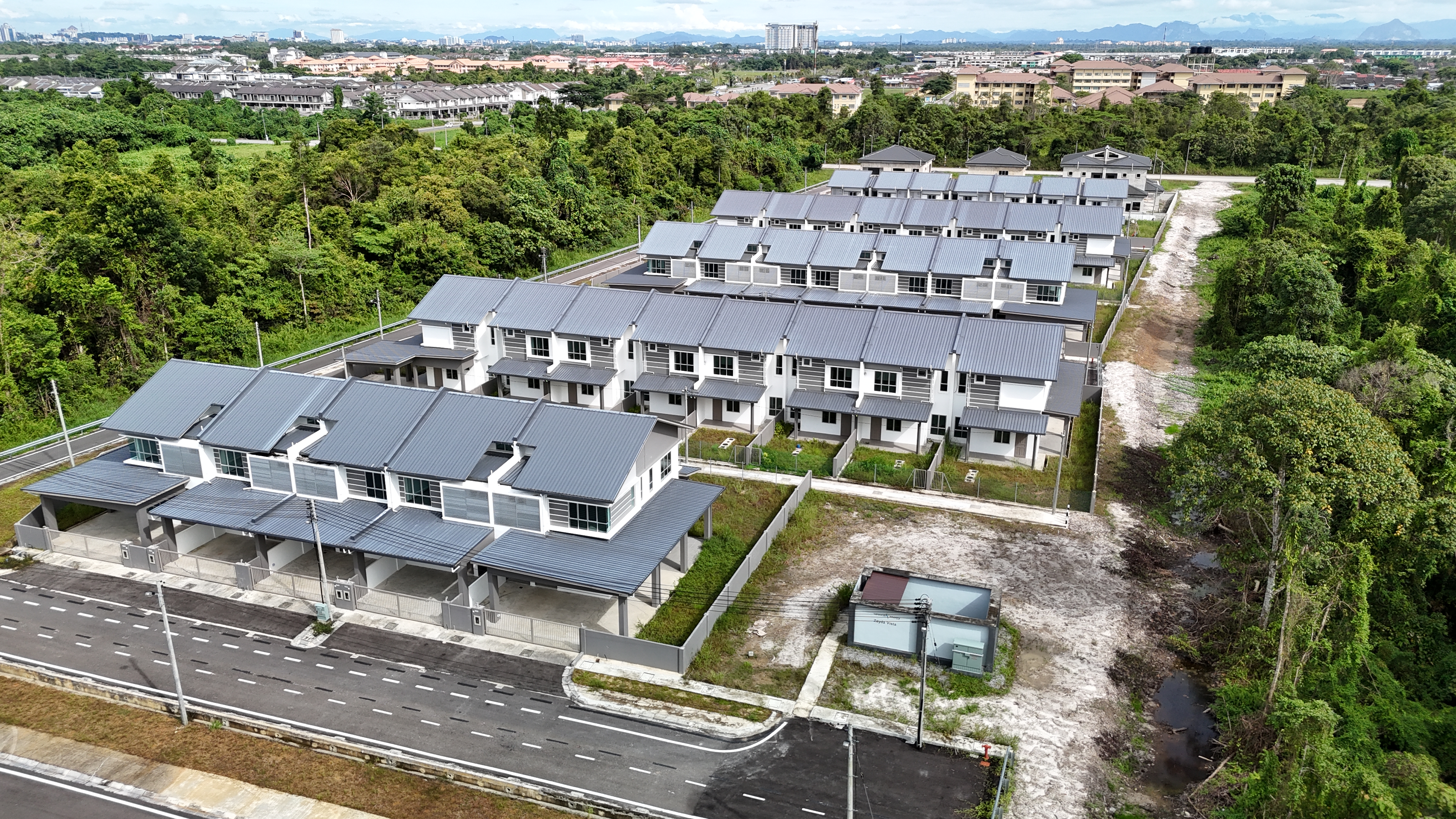 Zayda Vista housing completed terrace units
